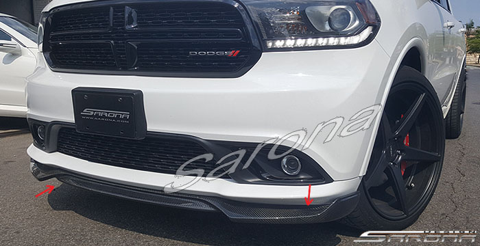 Custom Dodge Durango  SUV/SAV/Crossover Front Add-on Lip (2014 - 2020) - $980.00 (Part #DG-025-FA)